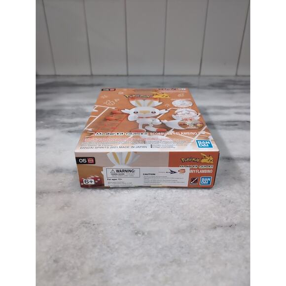 Pokémon Model Kit Quick!! #05 Scorbunny Model Kit Bandai Hobby - Picture 2 of 6